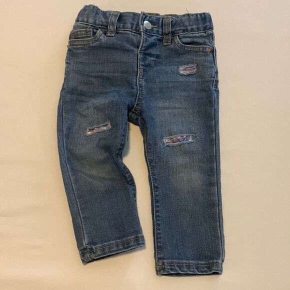 🎀 Cat & Jack | Girl’s Skinny Sequined Jeans - Picture 1 of 5